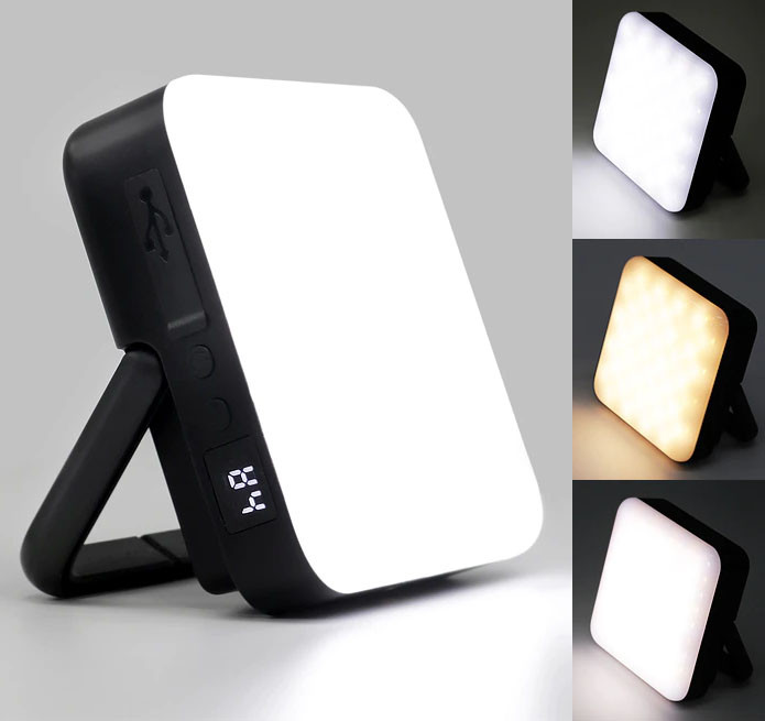 Ліхтар PowerBank туристичний 80W з 3 режимами та регулюванням яскравості, акумулятор 10 А·год UltraFire UF10 + кейс