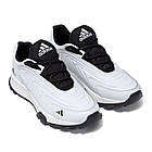 Кросівки чоловічі з натуральної шкіри Adidas Originals Ozelia White класичні повсякденні кросівки шкіряні Адідас, фото 5