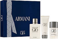 НАБОР Giorgio Armani Acqua di Gio Pour Homme edt/100 мл + deo/stick/75g + ash/balm/75 мл