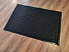 Брудозахисний придверний килим Рубчик квадрат 80х120 см Чорний, фото 7