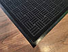 Брудозахисний придверний килим Рубчик квадрат 80х120 см Чорний, фото 8