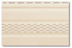 Софіт Т-20 кремовий з частковою перфорацією 3000x230мм