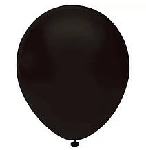 Латексна кулька пастель чорний P07 5" Balonevi