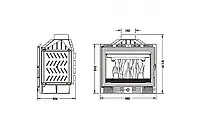 Камінна топка Uniflam 600 ECO із шибером