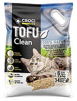 Наполнитель для кошачьего туалета Тофу Croci TOFU Clean 6 л