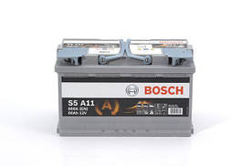 Акумулятор BOSCH S5 AGM SILVER 0092S5A110 80Ач