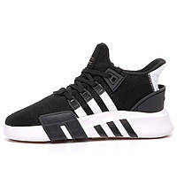 Мужские кроссовки Adidas Equipment EQT Bask ADV Black White, мужские кроссовки адидас эквипмент ект черные