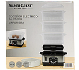 Електрична пароварка Silver Crest SDG 950 C3 9л. 950вт, Таймер, 3 контейнери + чаша для рису, фото 4