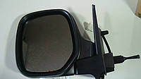 Зеркало заднего вида левое механика с подогревом Berlingo,Partner 95-08г.в. черная крышка