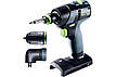 Акумуляторний дриль-шуруповерт Festool TXS 18-Basic-Set, фото 3