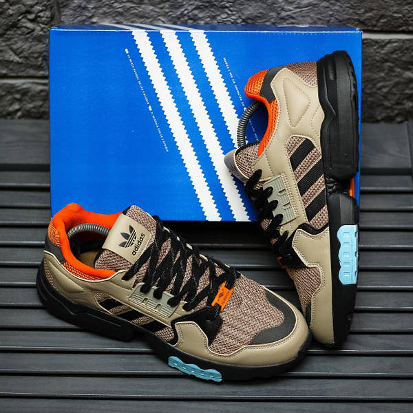 Кроссовки мужские коричневые Adidas ZX Torsion Brown (10955