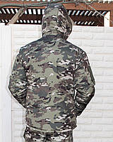 Тактична утеплена куртка-бушлат "Мультикам" розміри від 46 до 66 тканин СОФТШЕЛ, фото 7