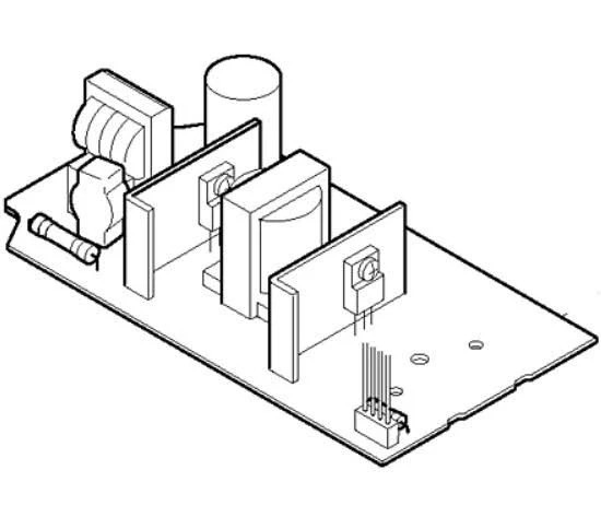 Плата живлення кавомашини Krups XP528010/1P0 (MS-622280), фото 1
