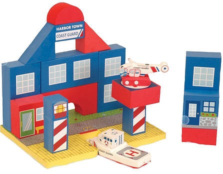 Плаваючі блоки для ванної Just Think Toys Берегова охорона (22087) Уцынка, фото 2