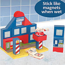 Плаваючі блоки для ванної Just Think Toys Берегова охорона (22087) Уцынка, фото 3