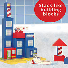 Плаваючі блоки для ванної Just Think Toys Берегова охорона (22087) Уцынка, фото 3