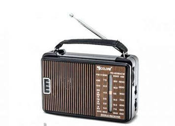 GOLON RX-608 CW Радиоприёмник всеволновой, Gp, Гарної якості, муз портативная колонка с usb, Мини портативная MP3 колонка, Мини