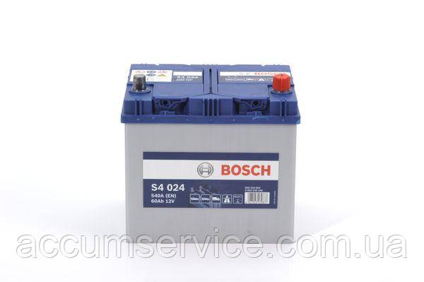 Акумулятор BOSCH ASIA S4 0092S40240 60 Ач