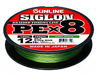 Шнур Sunline Siglon PE x8 150м 0.121мм 3.3кг Dark Green