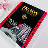 Верхні типси (верхні форми) BELEON (Stiletto) для роботи з полігелем, різні розміри 120 шт, фото 2