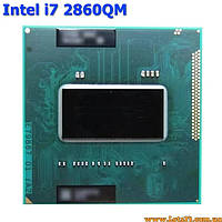 Процессор Intel i7 2860QM SR02X 4 ядра 3.6 GHz 8MB 45W Socket G2 четырёхъядерный процессор для ноутбука