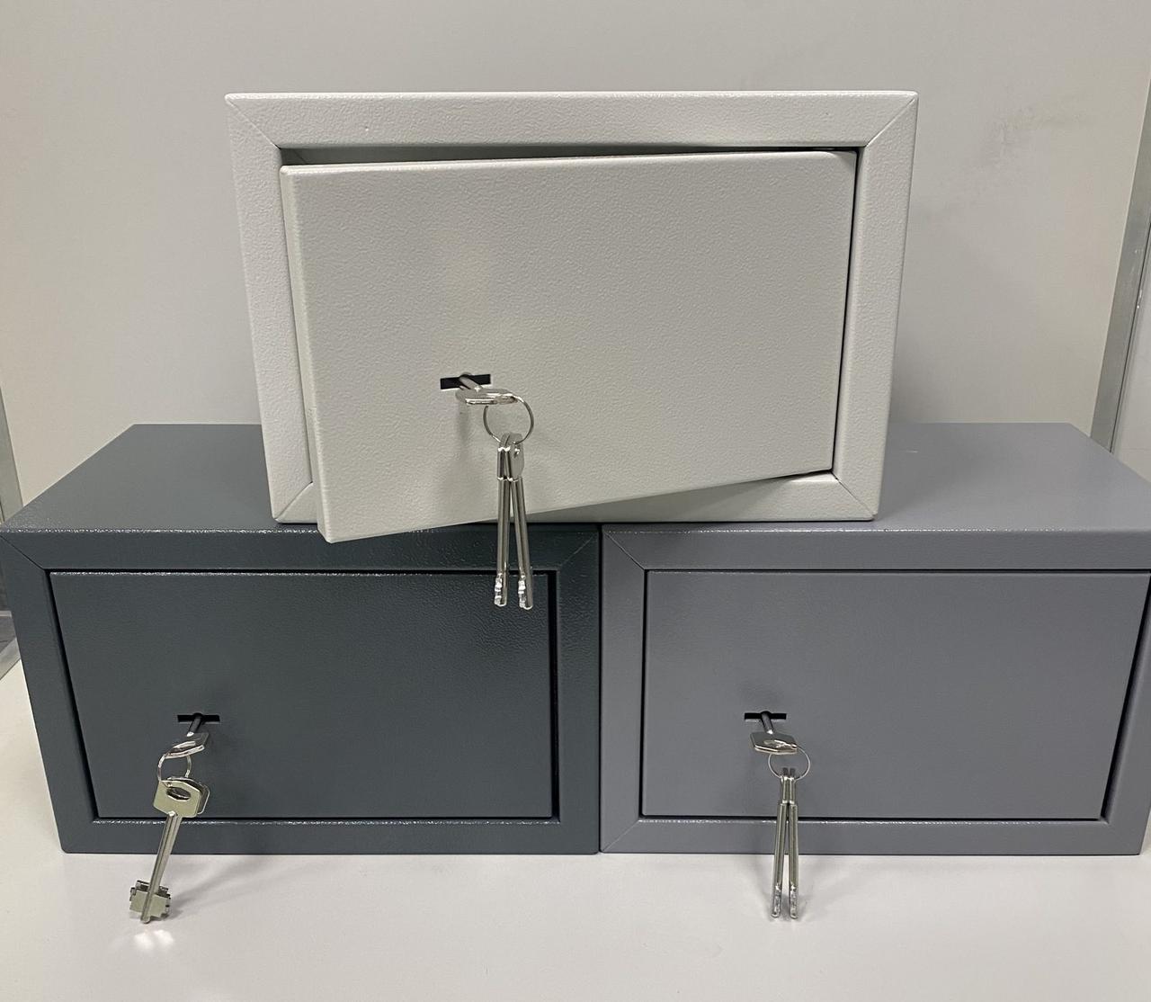 Сейф офісний, меблевий 310х200х200 для печаток, документів, грошей, зброї, фото 1