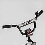 14 дюймів велосипед двоколісний "Jet Set" JS-N1404, сидіння з ручкою, з додатковими колесами, фото 4