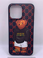 Чохол Bears & Kaws Matt Case (Nprint) iPhone 14 Pro Max (bear gucci 2) 40092