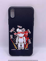 Чохол Bears & Kaws Matt Case (Nprint) iPhone X/Xs (supreme) 40095