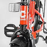 Велосипед двоколісний 14 дюймів "CORSO" MAXIS-14851 зі страхувальними колесами Червоний, фото 5