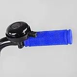 Велосипед двоколісний 14 дюймів "CORSO" MAXIS-14954 Синій з додатковими колесами, фото 4