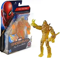 Фигурка из Spiderman Расплавленный человек Молтен с к/ф Человек-паук: Вдали от дома 15 см Hasbro E4121