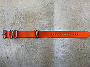 РЕМІНЕЦЬ НАТО NATO ZULU ПОМАРАНЧЕВИЙ 22 ММ, фото 2