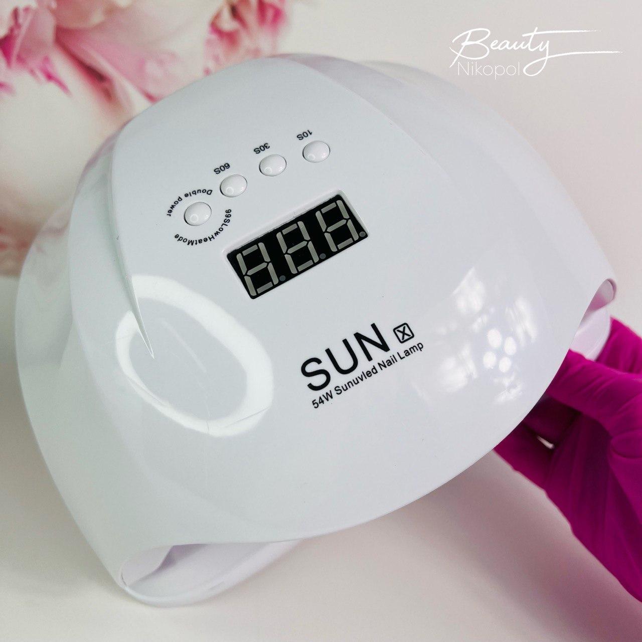 Лампа для сушіння нігтів SUN X UV+LED 54 Вт, фото 1