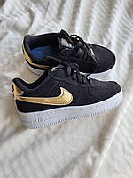 Женские кроссовки Nike Air Force 1 Black Gold