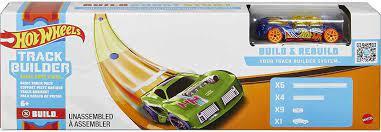 Ігровий набір Hot Wheels Конструктор трас Прямі траси з машинкою GVG13  Оригинал