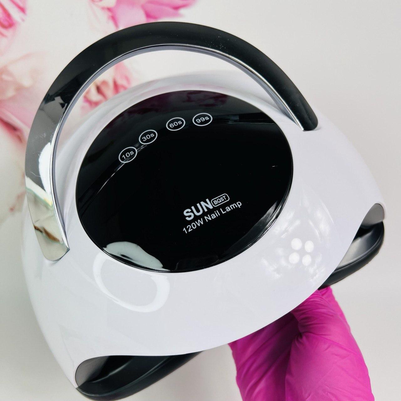 Лампа SUN BQ - 5T для сушіння нігтів UV/LED 120 Вт з ручкою, фото 1