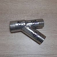 Тройник водяной (металл) Газель, УАЗ дв. 4216 (на помпу, термостат, радиатор)