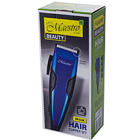 Машинка для стрижки блакитна MR-650C-BLUE Maestro, фото 2