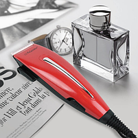 Машинка для стрижки червона Maestro MR-652C-RED, фото 3