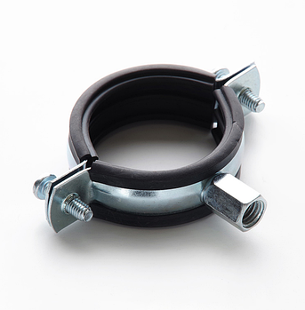 Хомут трубний 32-35мм 1" з комбінованою гайкою M8/M10 APRO