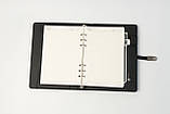 Блокнот з бездротовою зарядкою Powerbank 8000 мАч з флешкою 16 Гб та ручкою Чорний, фото 7