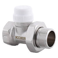 Кран термостатический прямой KOER KR.923 - 1 (KR2890)