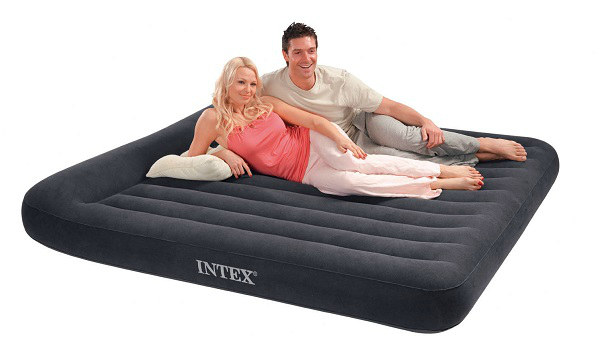Надувний Матрац Ліжко з підголовником INTEX 64144 (183см-203см-25см) 002763 Краща ціна