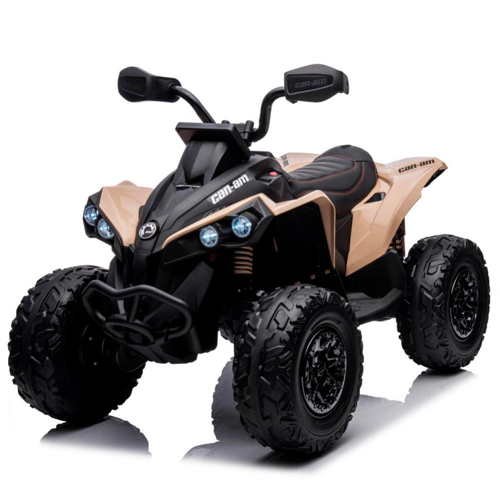 Квадроцикл дитячий електричний M 5001EBLR, Бежевий, фото 1