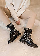 Черевики жіночі Dior Boots Black діор