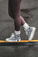 Кроссовки женские Shawn Stussy x Dior B23 Sneakers диор кеды