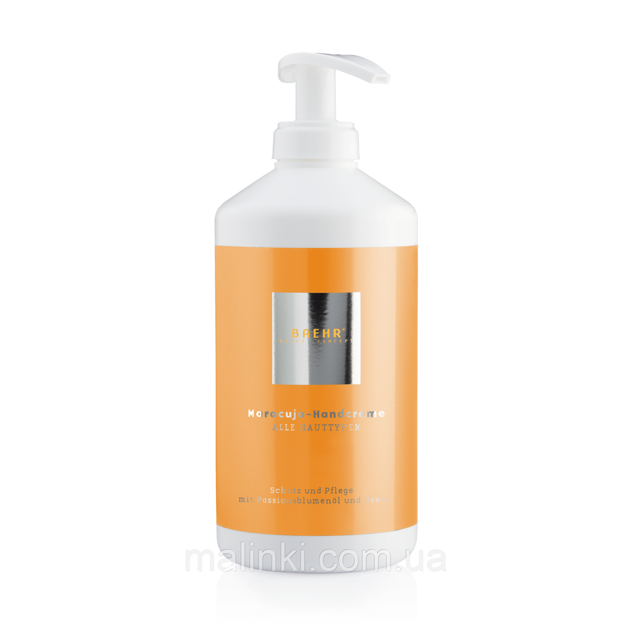 Крем для рук з маслом маракуї та сечовиною (Maracuja-Handcreme) Baehr, 500 мл, фото 1