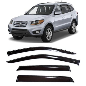 Дефлектори вікон вітровики Hyundai Santa Fe 2006-2012 (скотч) ANV