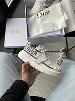 Кроссовки женские Dior ID White Grey диор